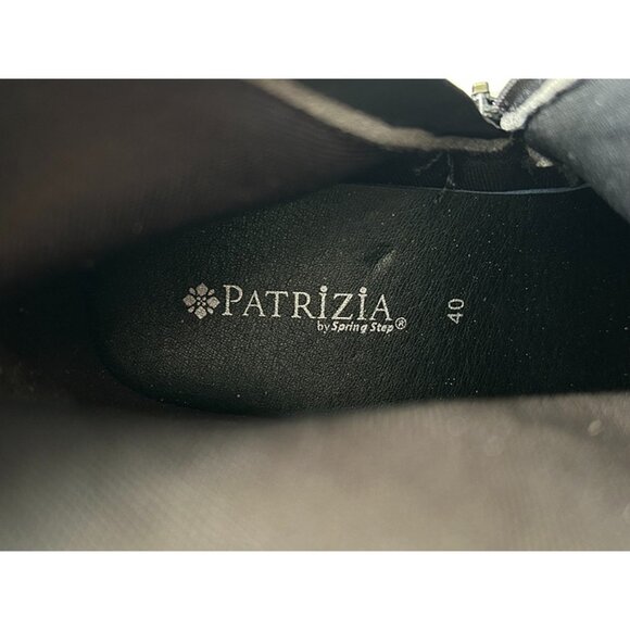 Patrizia Womens Black Microsuede Mid-Calf Chunky Heel Starlie Tall Boots Size 40 - Picture 8 of 11